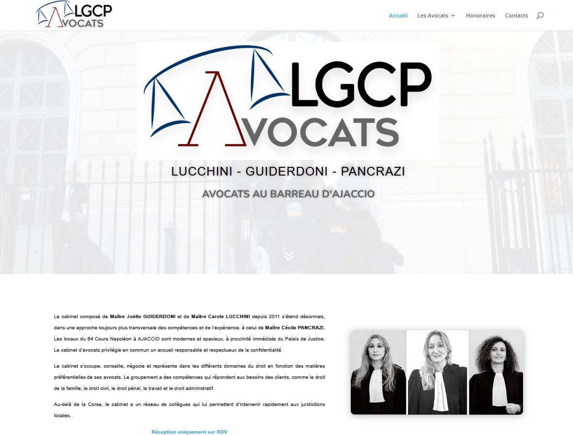 Aperçu du site lgc-avocats.com